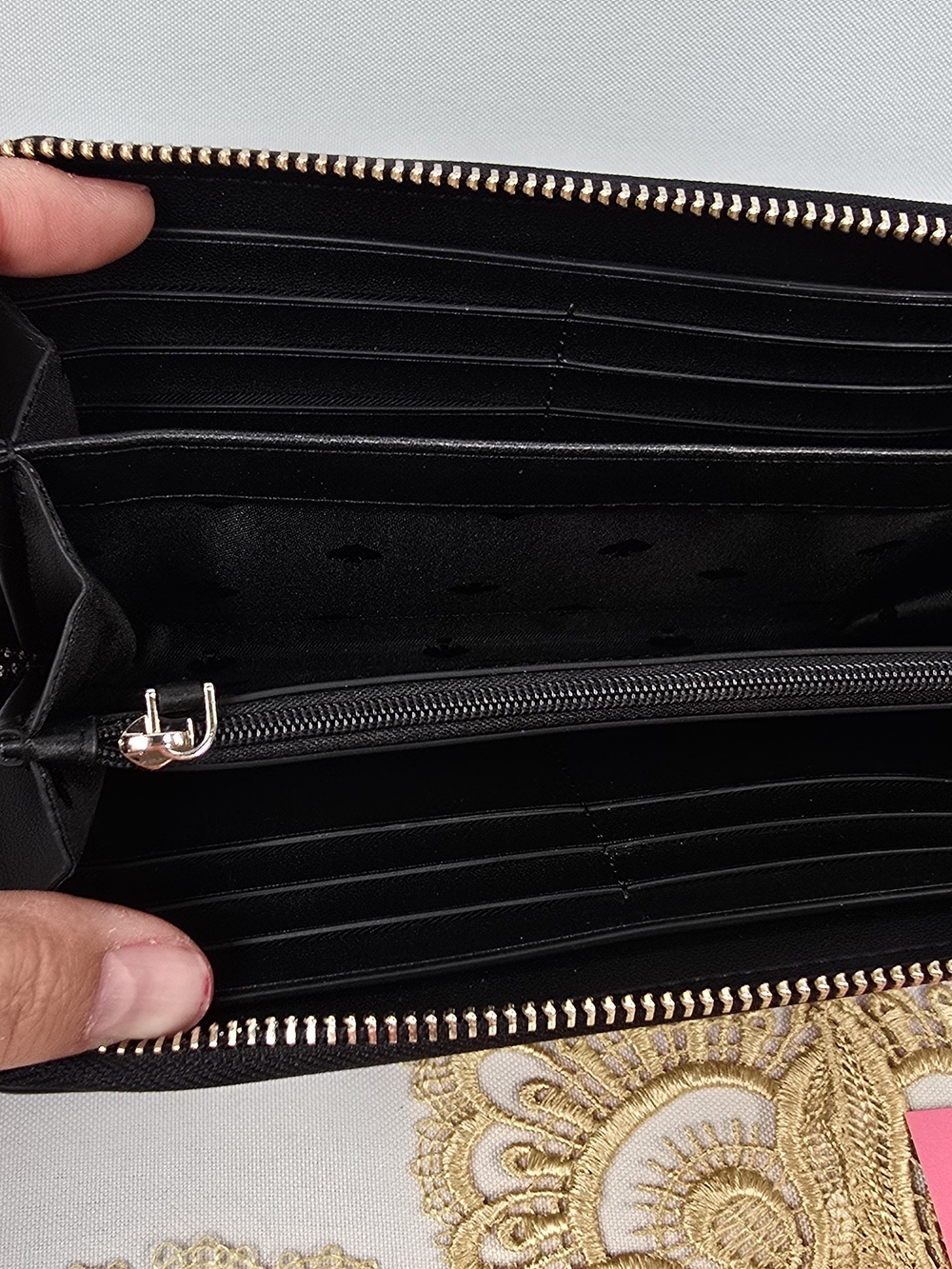 NWT Kate Spade Ella Large Pebbled Leather Wallet - Picture 5 of 6